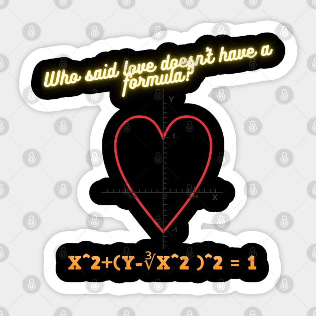 THE FORMULA OF LOVE Sticker by ShopColDigital